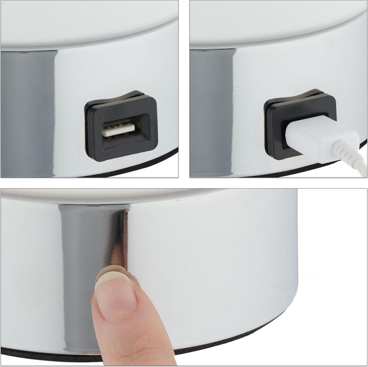 Actual product image Relaxdays Bedside lamp (E14)