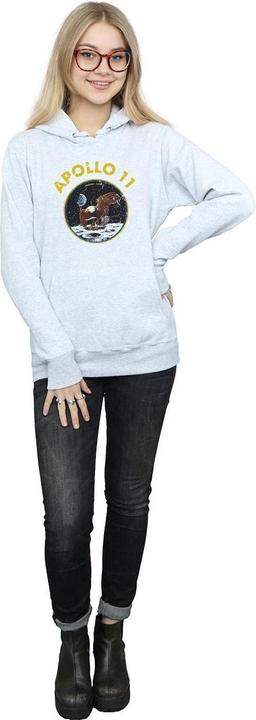 Actual product image Nasa Womens/Ladies Classic Apollo 11 Hoodie (XL)