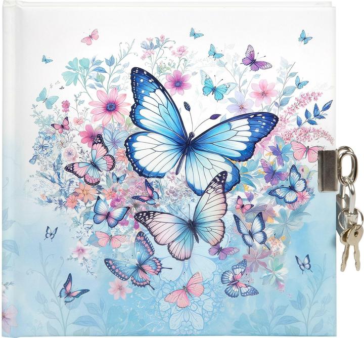 Produktbild Bruckner Brückner Tagebuch Schmetterling mit Schloss (16.5 x 16.5 cm)