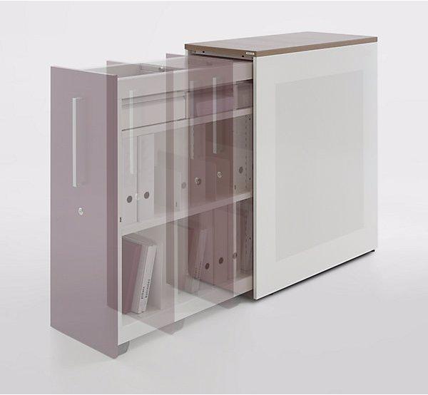 Image du produit Mauser Armoire haute à tiroirs coulissants, élément de comptoir à gauche, hauteur 1025