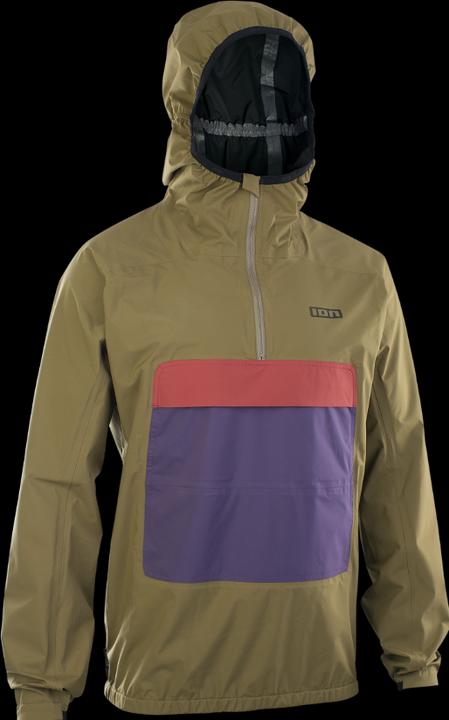 Actual product image ION Bike Jacket Shelter Anorak 2.5L unisex - dark-mud (XL)