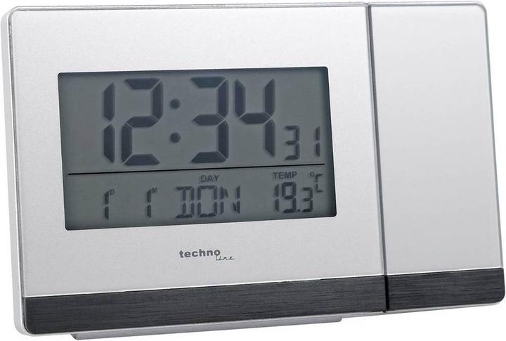 Produktbild Technoline Projektionswecker Silber