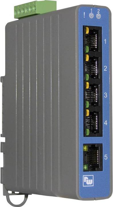 Immagine prodotto Wachendorff Interruttore industriale Ethernet Switch, 5 porte (5 Porti)