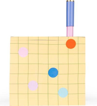 Actual product image Kikkerland Pen Holder Sticky Note Block