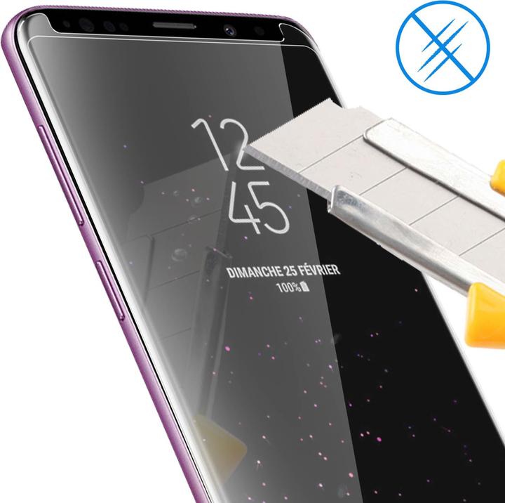 Immagine prodotto Avizar Vetro antiproiettile, pellicola di protezione del vetro, vetro protettivo (1 Pezzo/i, Samsung Galaxy S9+)