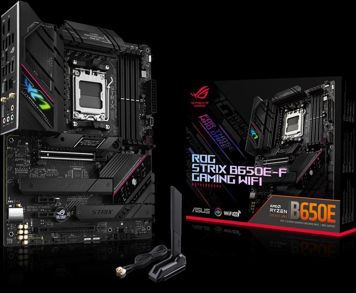 Produktbild ASUS ROG STRIX B650E-F GAMING WIFI (AM5, AMD B650E, ATX)