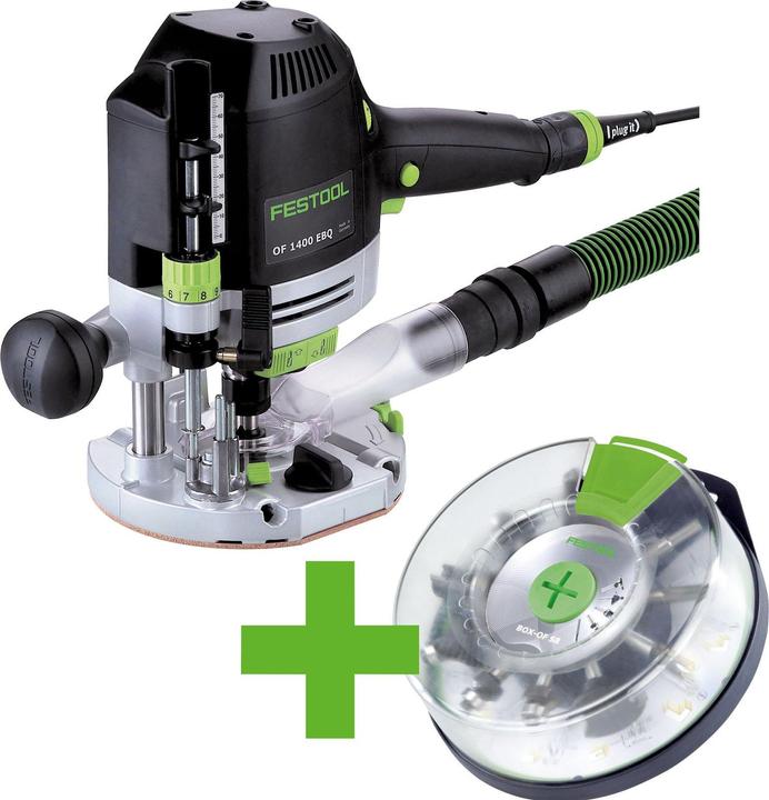 Actual product image Festool Router OF 1400 EBQ-Plus + Box-OF-S