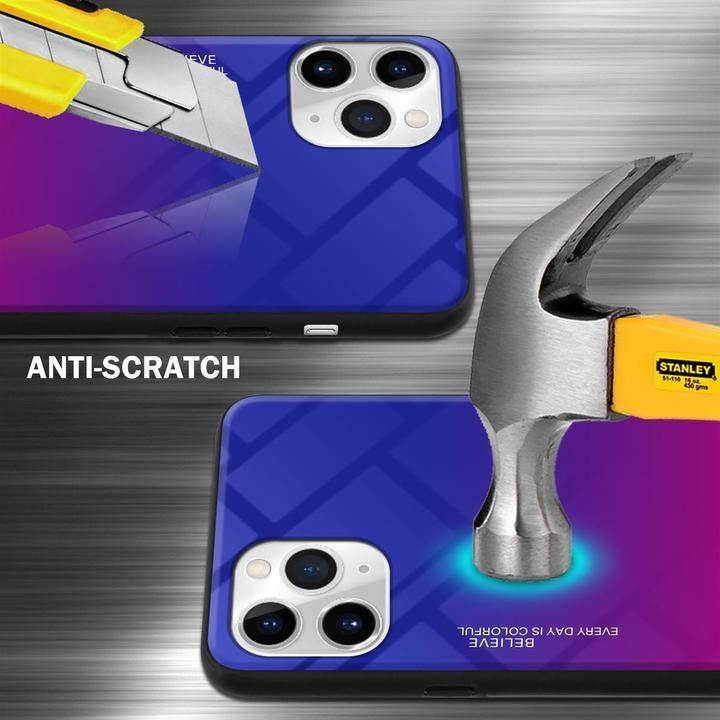 Produktbild Cadorabo TPU 2 Farben Glas Cover (Apple iPhone 11 Pro Max)