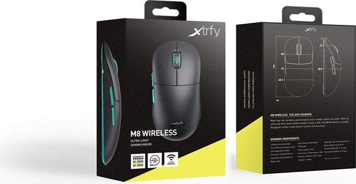 Produktbild CHERRY xtrfy M8 Wireless (Kabellos)