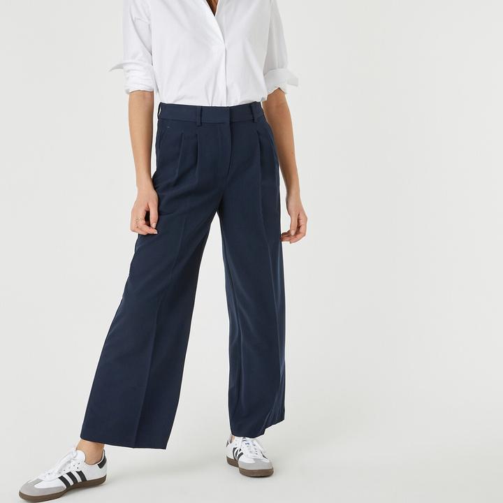 Produktbild La Redoute Collections Weite Bundfaltenhose (42)