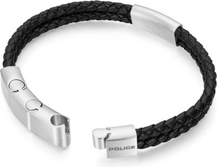 Produktbild Police Parallel Armband (19 cm, Edelstahl, Leder)