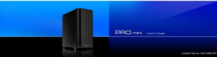 Actual product image Chieftec AZ-01B-OP (Mini-ITX, mATX, uATX)