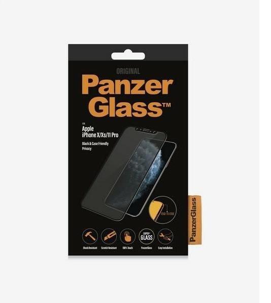 Actual product image PanzerGlass Privacy Edge to Edge (1 Piece, Apple iPhone 11 Pro)