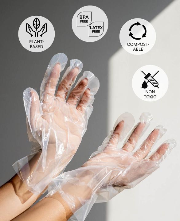 Produktbild Noya Kompostierbare Einweghandschuhe, 100er Set (One Size)