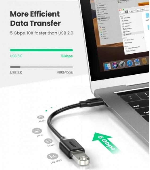 Actual product image Ugreen USB-C to USB 3.0 Adapter Converter (USB Type C, USB-A)