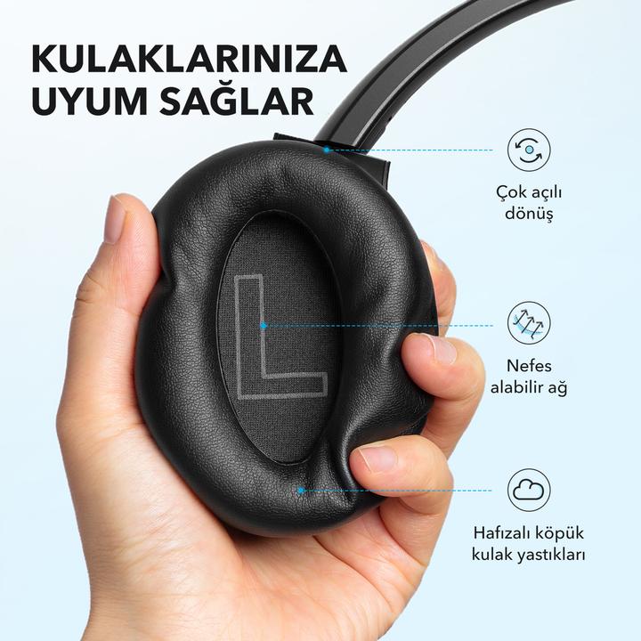 Actual product image soundcore Q20i (ANC, 40 h, Wireless, Cable)
