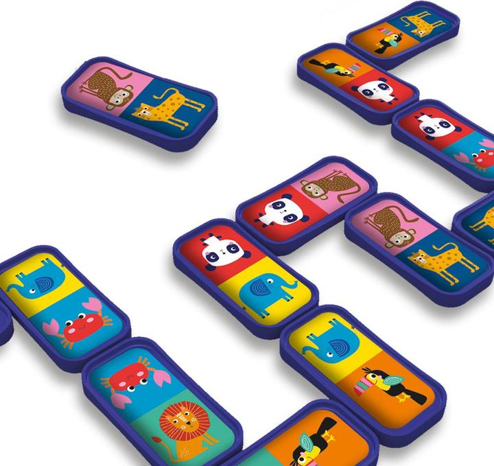 Actual product image Ses Street Dominos (English, French, German)