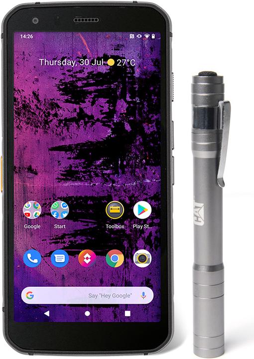 Cat S62 Pro inkl. Pocket Pen Light (128 GB, Black, 5.70", Dual SIM, 12 Mpx, 4G)