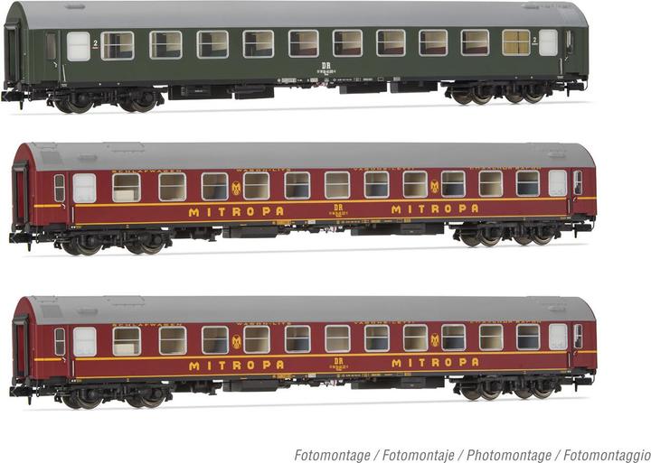 Produktbild Arnold DR 3er-Set OSShD Typ B Personenwagen Spree-Alpen-E (Spur IV)