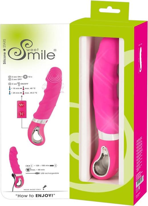 Actual product image Sweet Smile Warming Soft Vibrator