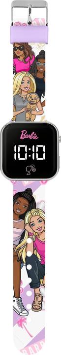 Actual product image Disney Accutime Barbie Printed Strap LED Kids Watch (Digital watch)