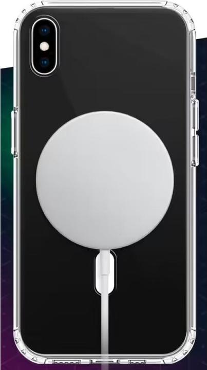 Actual product image Screenguard Magnetic Apple iPhone X Clear Case MagSafe Cover (Apple iPhone X)