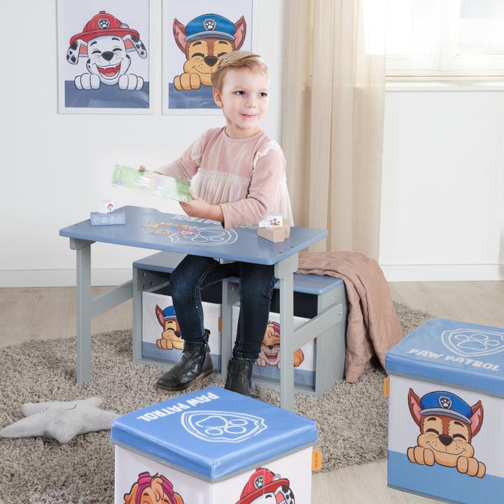 Produktbild Roba Klappbare Sitzbank mit Aufbewahrungsbox Paw Patrol (Kindersitzgruppe)