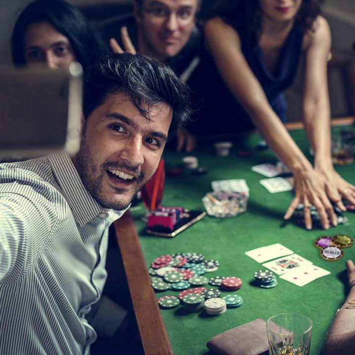 Actual product image Relaxdays 3pcs poker button set