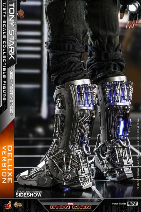 Immagine prodotto Hot Toys Iron Man "Tony Stark - Mech Test - Versione DLX" 1/6 Capolavoro del cinema