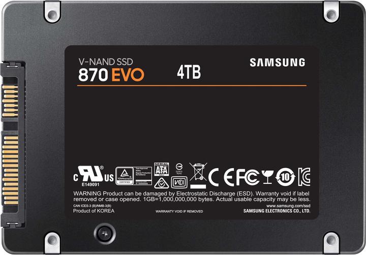 Actual product image Samsung 870 EVO (4000 GB, 2.5")