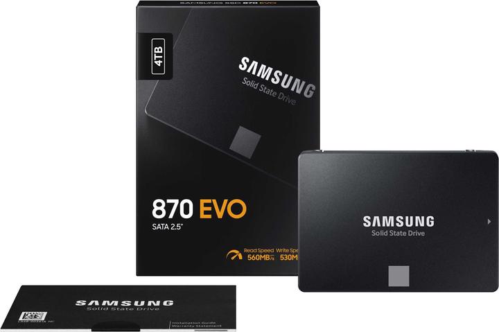Actual product image Samsung 870 EVO (4000 GB, 2.5")