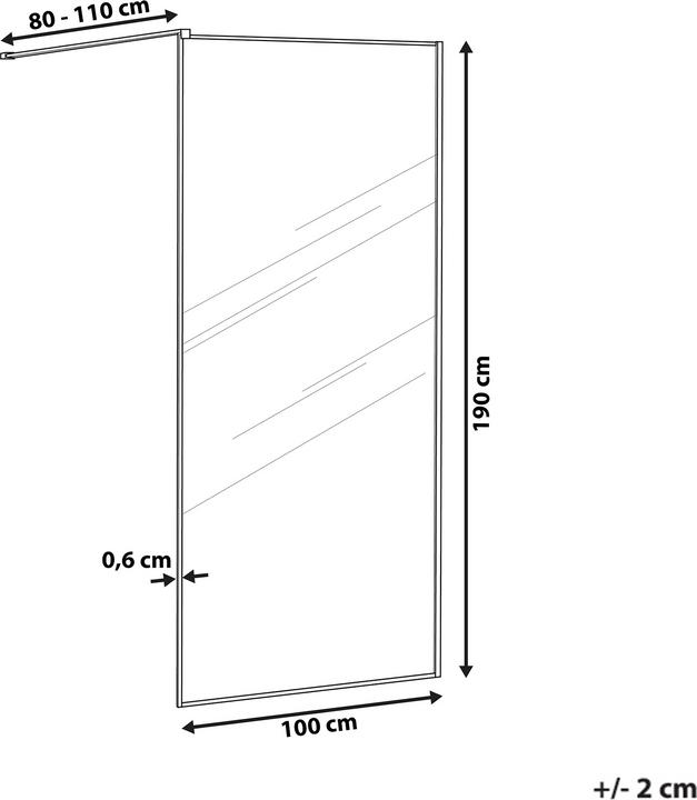 Produktbild Beliani Waspam (100 cm, 100 cm, 190 cm)