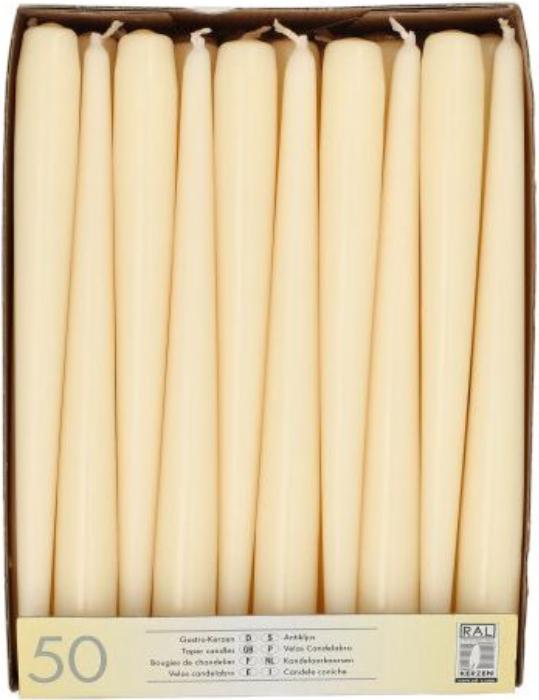 Papstar 17967 - Zylinder - Champagner - 7 h - 50 Stück(e) (50 Stk.)