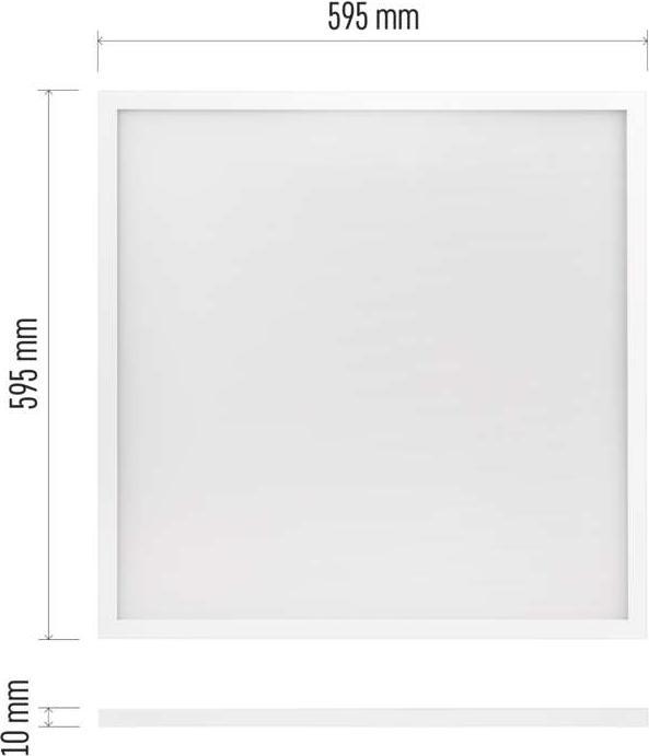 Produktbild Emos LED Einbauleuchte MAXXO 60x60, quadr., weiss, 36W warmweiss UGR (4100 lm)