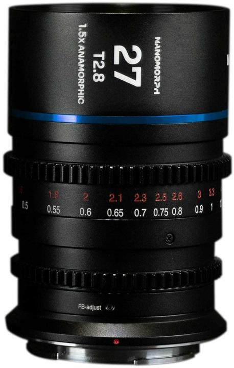 Actual product image Venus Optic Fixed focal length Nano 1.5X 27mm T/2.8 (Blue) - Sony E-Mount (Sony E)