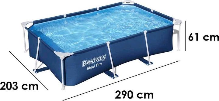 Produktbild Bestway Steel Pro (259 x 170 x 61 cm)