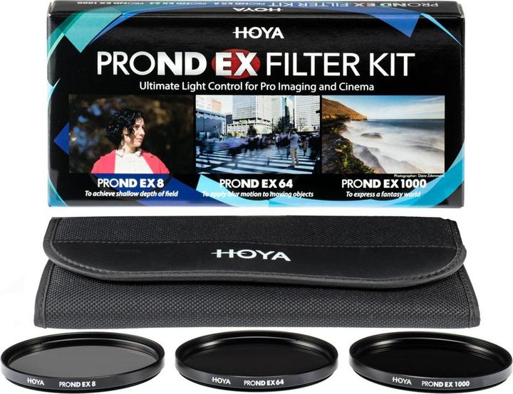 Immagine prodotto Hoya PRO ND EX Filter Kit 8/64/1000 (49 mm, Filtri grigi, 49 mm)