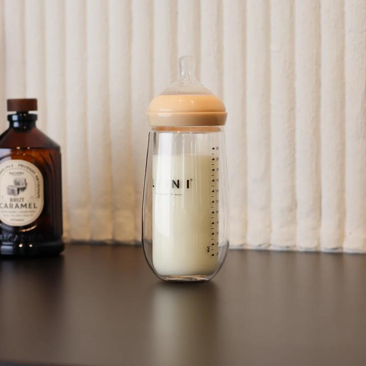 Image du produit Liini Biberon en verre double (220 ml)