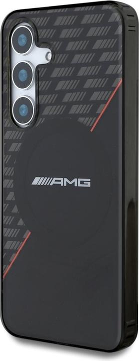 Produktbild Mercedes AMG Double Layer Rhombs MagSafe Case for Samsung Galaxy S25+ - Black/Red (Samsung Galaxy S25+)