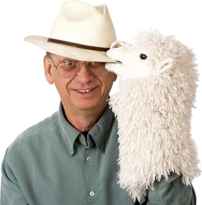 Actual product image Folkmanis Lama for the puppet stage