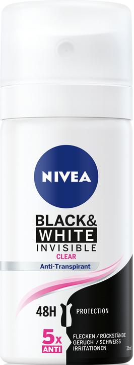 Immagine prodotto NIVEA Deo Invisible for Black & White Clear (Getto vaporizzato, 35 ml)