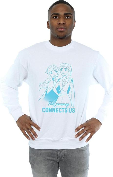 Image du produit Disney - Sweat FROZEN ELSA AND ANNA THE JOURNEY CONNECTS US - Homme (M)