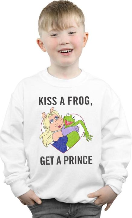 Actual product image Disney Boys The Muppets Kiss A Frog Sweatshirt (116)