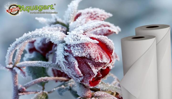 Actual product image Aquagart 135m² Winterschutzvlies Wintervlies Frostschutzvlies 80g 1,8m breit