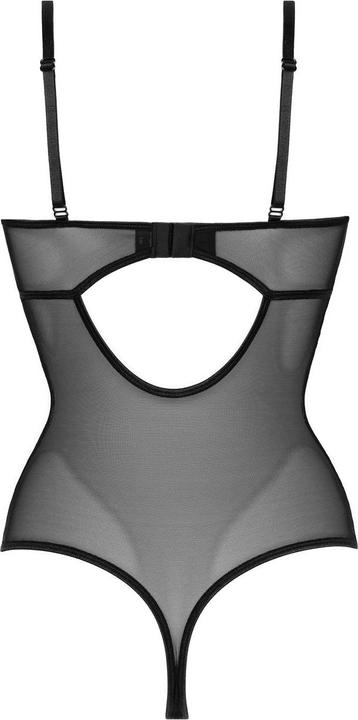 Produktbild Christine Le Duc Ouvert WetlookBody Vesper schwarz (XL)