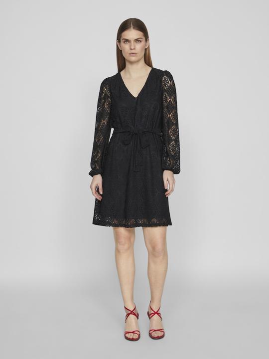 Actual product image Vila Tie waist dress with long sleeves (M)