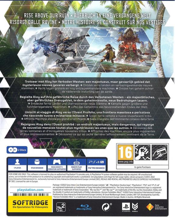Actual product image Sony Horizon Forbidden West (PS4, Multilingual)