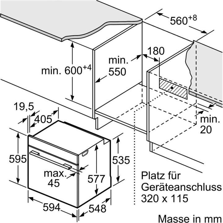 Actual product image Bosch Hausgeräte Hsg636bb1