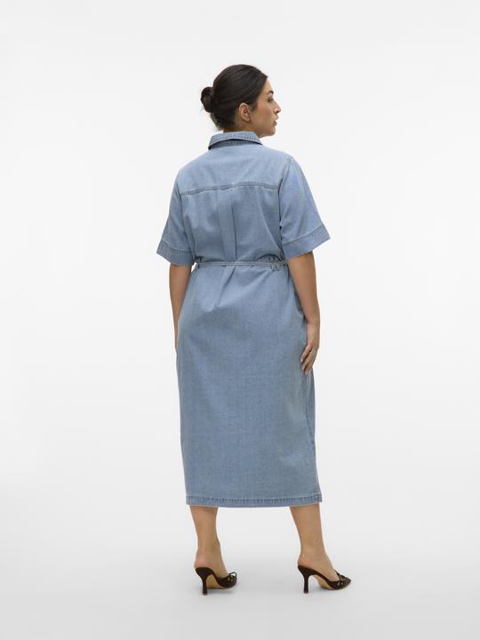 Produktbild Vero Moda VMCMELINDA Langes Kleid Jeanskleid (48)