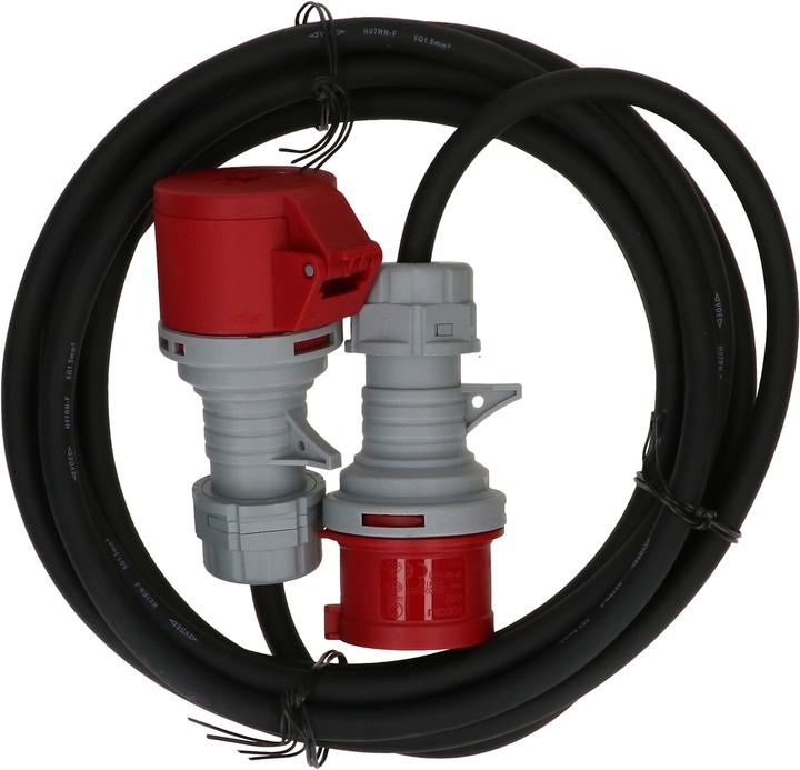 Image du produit Max Hauri Câble de rallongue CEE 5P 1.50 16A 400V 5 m (5 m, CEE 16/5)